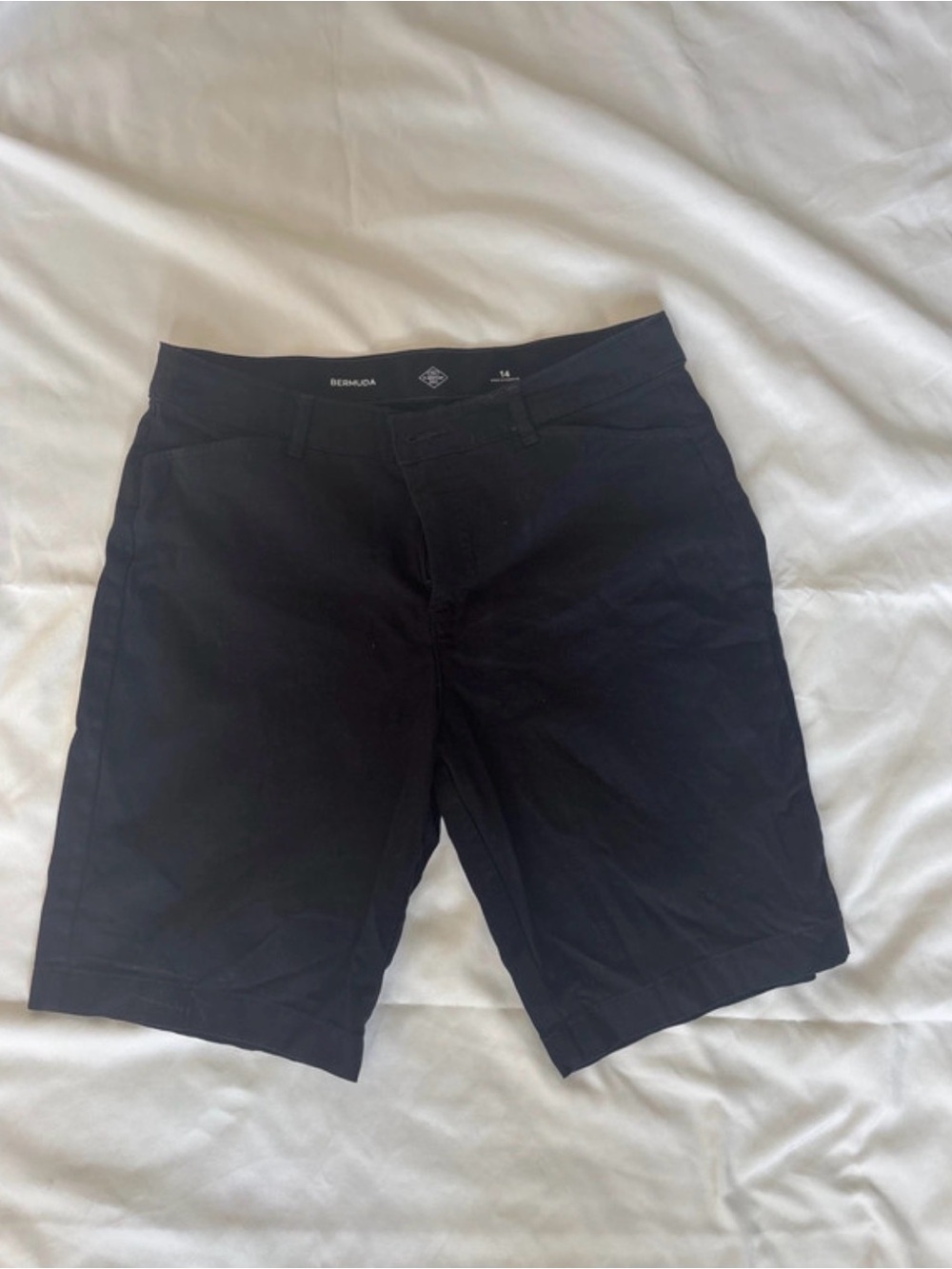 Women’s Black Bermuda Shorts - Classic Everyday Style